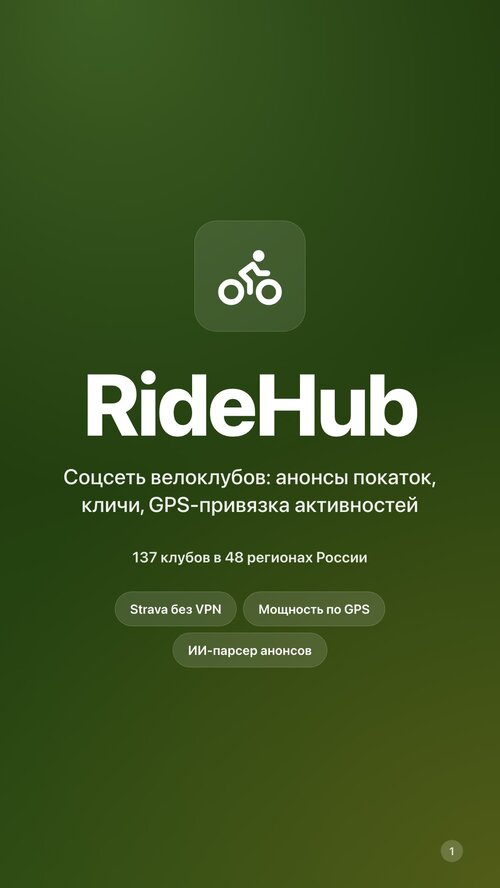 Изображение галереи Велопортал RideHub