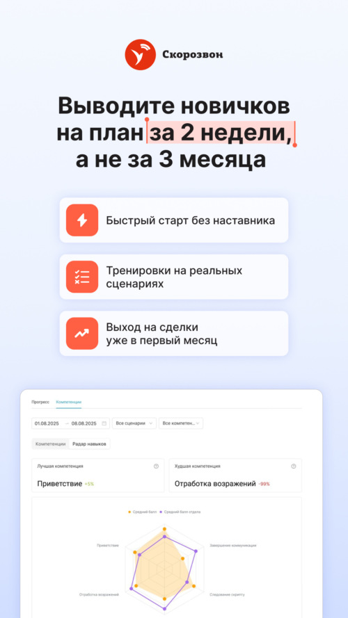 Изображение галереи AI тренер продаж