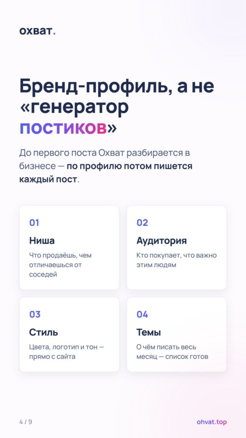 Изображение галереи Охват