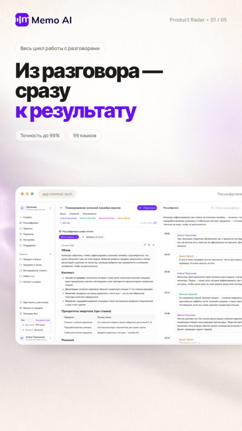 Изображение галереи Memo AI