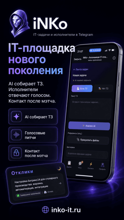 Изображение галереи iNKo — IT-задачи