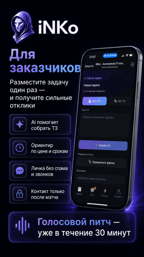 Изображение галереи iNKo — IT-задачи