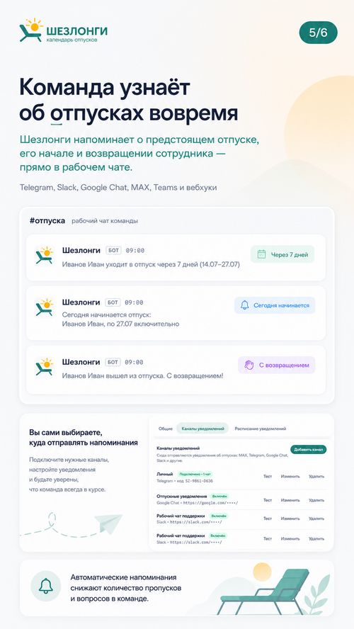 Изображение галереи Шезлонги