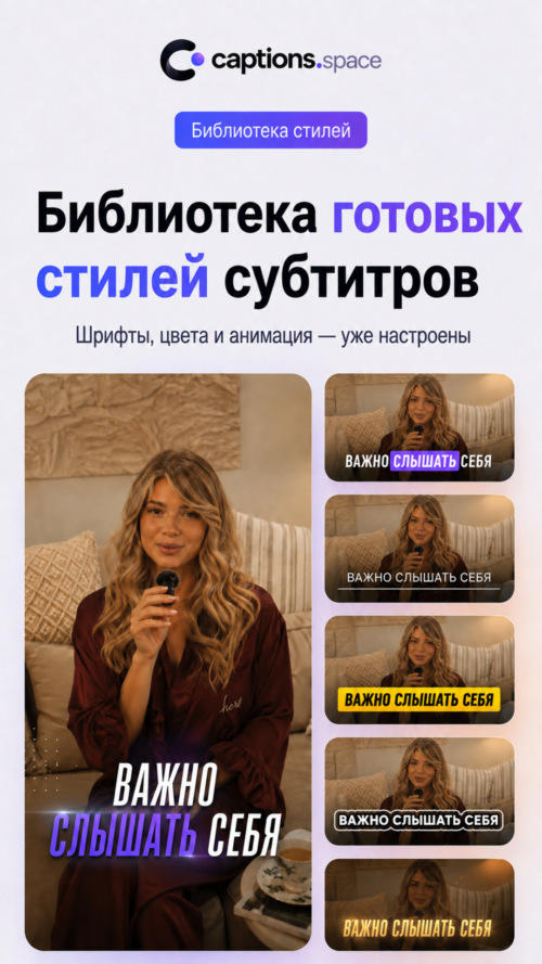 Изображение галереи captions space