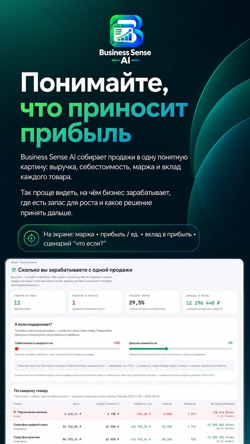 Изображение галереи Business Sense AI